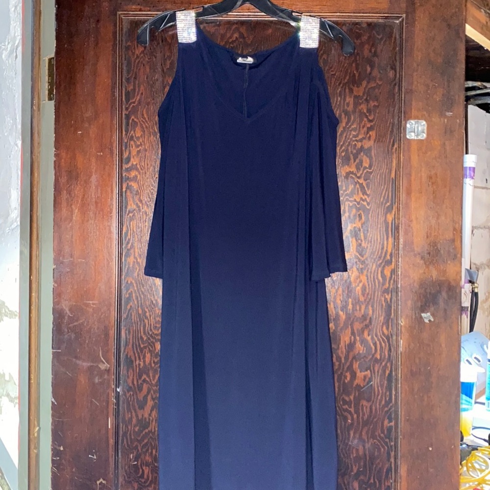 Navy blue dress